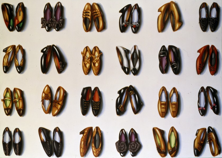 Shoes (six rows)